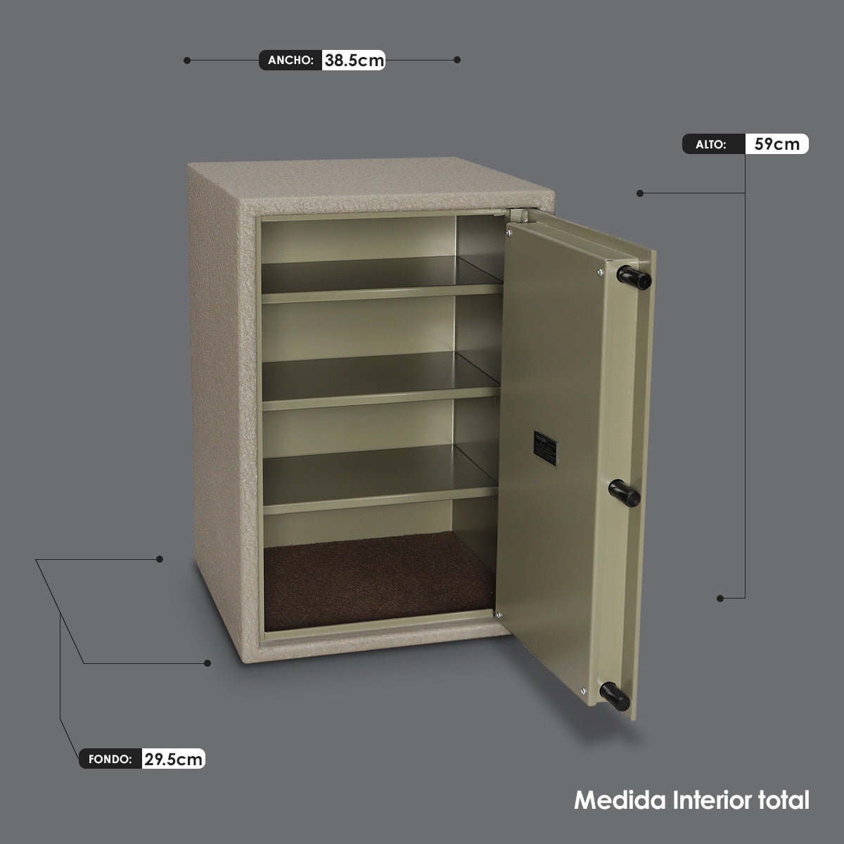 Caja Fuerte Uso General Tipo Hotel 60