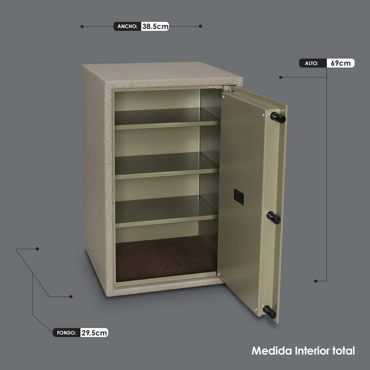 Caja Fuerte Uso General Tipo Hotel 70